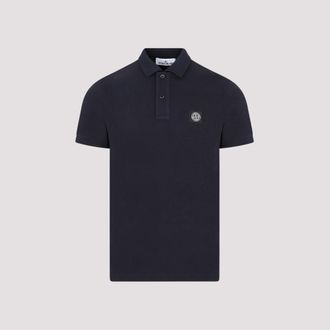 Stone Island Navy Blue compass patch Polo