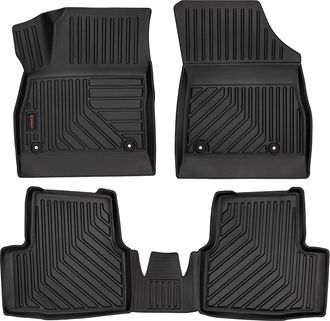 OEM Alfombrillas De Goma 3d Para Coche: Opel Astra K (sed&aacute;n, Hatchback, Familiar, 2015-) - Borde De 5 Cm
