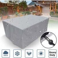 OEM Funda Rectangular Trimec Para Muebles De Jard&iacute;n, Fabricada En Fibra De Poli&eacute;ster, Impermeable, A Prueba De Polvo Y Resistente A Los Rayos Uv, Apta Par