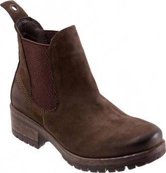 Bueno Womens Florida Nubuck Boot In Brown