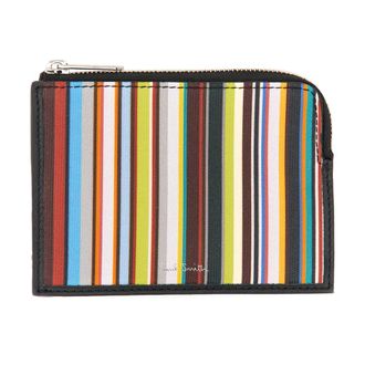 Paul Smith Wallets & Cardholders, male, Multicolor, Size: ONE SIZE Signature Stripe Zipper Wallet