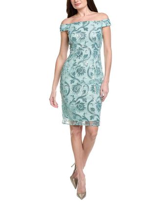 Adrianna Papell Off-Shoulder Sheath Dress