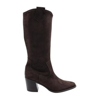 È Mia Cowboy Boots, female, Brown, Size: 8 US Skoda Laars Stylish Model
