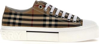Burberry Beige Check Sneakers