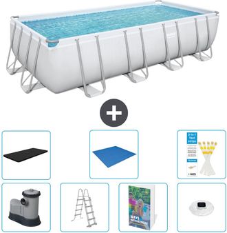 Bestway Piscina Bestway Power Steel Rectangular - 549x274x122 Cm - 8-piezas S596