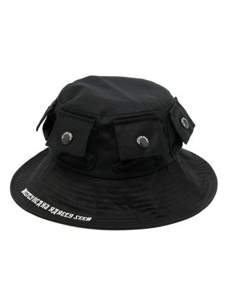 Mostly Heard Rarely Seen Cappello bucket con ricamo - Nero