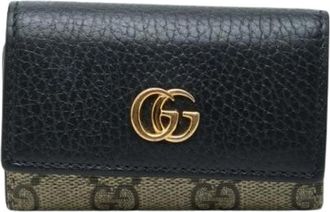 Gucci Pre-owned Keycase - Dames - Vintage Accessoires - Zwart - ONE Size - Leer - Vintage
