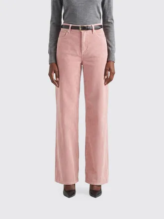 7 For All Mankind Lotta High-Waisted Corduroy Trousers in Cotton