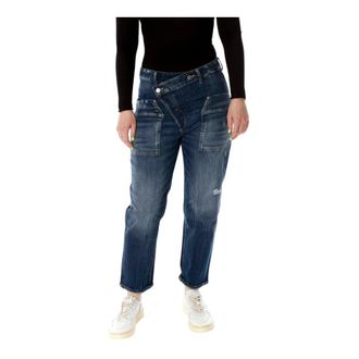 Le Temps Des Cerises Cosy Pocket Jeans - female - Le Temps Des Cerises - Loose Fit Jeans - Blue - W25 - Jeans