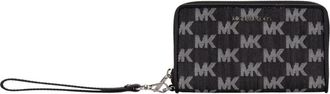 Michael Kors Portemonnee - Dames - Clutches - Zwart - ONE Size - Leer - Tassen