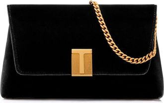 Tom Ford Dames, Tassen, Zwart, Maat: ONE Size Velours