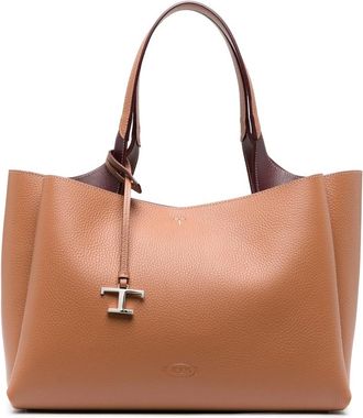 Tod's T Timeless Leather Tote Bag