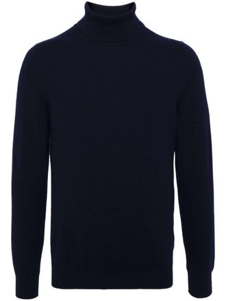 Fedeli Derby jumper - men - Cashmere - 50 - Blue