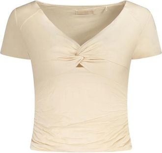 Guess Mujer, Camisetas, Beige, Talla: L