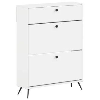 vidaXL Armario Zapatero Breda 78 X 24 X 103 Cm Madera De Ingenier&iacute;a Vidaxl