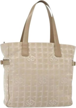 Chanel Pre-owned Nylon chanel-bags - Dames - Vintage Shopper - Beige - ONE Size - Nylon - Vintage