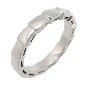 Bulgari Silver White Gold (18K) Band Ring (Pre-Owned)