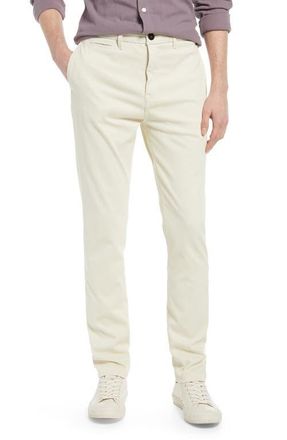HIROSHI KATO Denit Slim Fit Stretch Chino Pants in Ivory at Nordstrom, Size 38