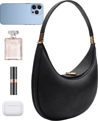 Generic Crescent Bag,Crescent Shoulder Handbags for Women | PU Leather 4 in 1 Purse Half Moon Fashion Accessories for Lady Travel