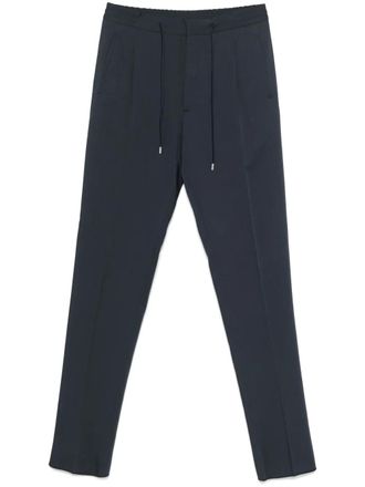Lardini drawstring trousers - Blue