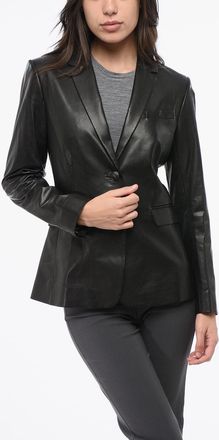 Rag & Bone Leather Blazer RAZOR with 2 Buttons RAG&BONE