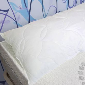 Talamo Italia Dmora Talamo Italia Par De Almohadas Para Cama, 100% Made In Italy, Almohadas En Grapa Viscoel&aacute;stica Perforada, Hipoalerg&eacute;nico Y Transpirable, 73x44xh