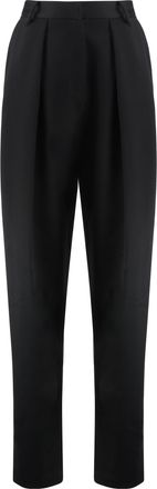 Magda Butrym Womens Wool Trousers - Black - Size EU 38 (Womens)