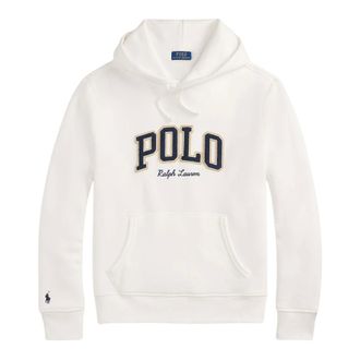 Ralph Lauren Hoodies & sweatvesten, Heren, Wit, XL, Embroidered Text Hoodie