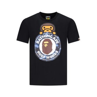 A Bathing Ape A Bathing Ape, Uomo, Top, Nero, L, new