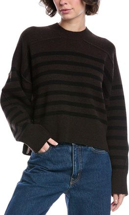Rag & Bone Bridget Stripe Crewneck Wool-Blend Sweater