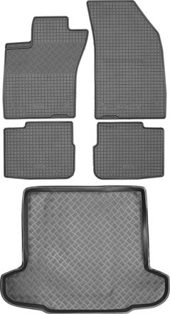 OEM Juego De Alfombrillas De Goma Para Coche Y Alfombrilla Para Maletero Para Fiat Tipo Sed&aacute;n A Partir De 2015