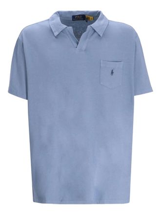Polo Ralph Lauren pocket short-sleeve polo shirt - men - Cotton - L - Blue