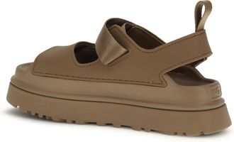 UGG Womens Sandals Goldenglow Bison Brown Upper: Recycled Polyester