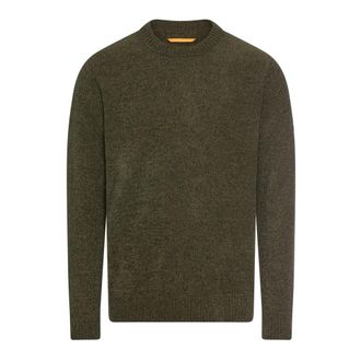 Camel Active Stijlvolle Sweatshirts en Hoodies - Heren - Ronde hals truien - Groen - 4XL - Truien & Vesten