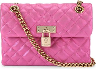 Kurt Geiger Womens Suede Mini Brixton Bag - Fuschia - One Size