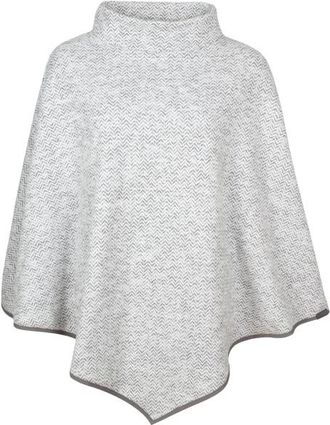 ELKLINE Cozy Cape Poncho für Damen | grau