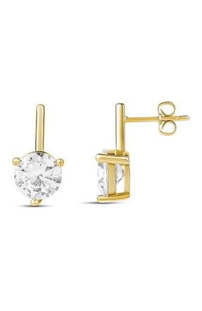 SHYMI Cubic Zirconia Drop Earrings in Gold at Nordstrom, Size Large