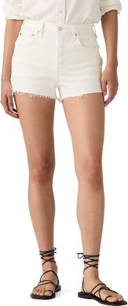 Levi's 501 Original High Waist Denim Cutoff Shorts in Disco Nights Cut Hem Stf at Nordstrom, Size 24