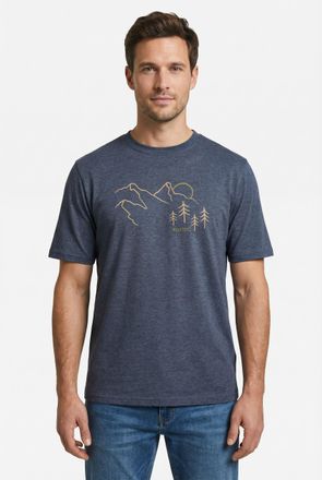 Killtec Funktionsshirt KILLTEC KOS 78 MN TSHRT, Herren, Gr. XXL, nachtblau, Obermaterial: 65% Polyester, 30% Baumwolle, 5% Elasthan, Shirts Funktionsshirt