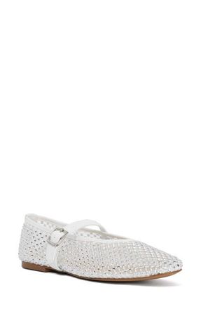 Dune London Haislee Mary Jane Flat in White at Nordstrom, Size 10Us