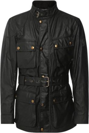 Belstaff Black Wax Jacket Size 40