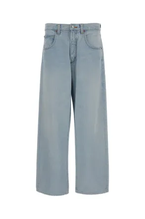 A Gold E Light Blue Fusion Rigid Denim Jeans