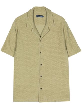 Frescobol Carioca Roberto Copacabana-jacquard terry cotton shirt - Green