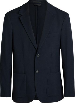 Sunspel Piqu&eacute; Wool-blend Blazer - Navy - Xxl