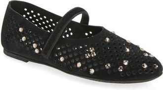 Pedro Garcia Alisa Mary Jane Flat in Black Castoro at Nordstrom, Size 38.5