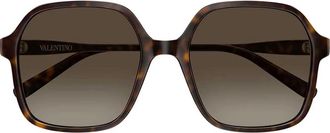 Valentino Sunglasses Vg0018 S 002 Brown/Brown Women