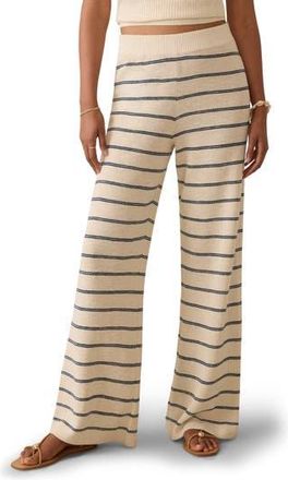 Faherty Miramar Linen Blend Sweater Pants in Lido Lines at Nordstrom Rack, Size Xx-Small