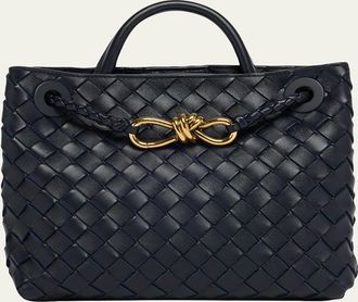 Bottega Veneta Andiamo Small Leather Top-Handle Bag