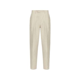Eleventy Slim-fit Trousers, male, Beige, Size: XL Slim-fit Trousers