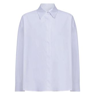 Dondup Shirts, female, White, Size: XS Cotton Silk Shirt